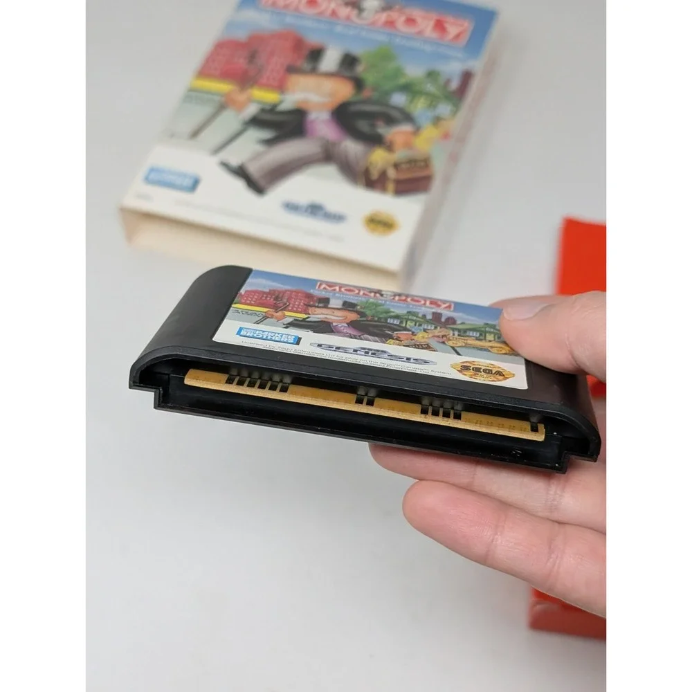 Sega Genesis Monopoly Game Cardboard Box Good Condition VTG 90s‎